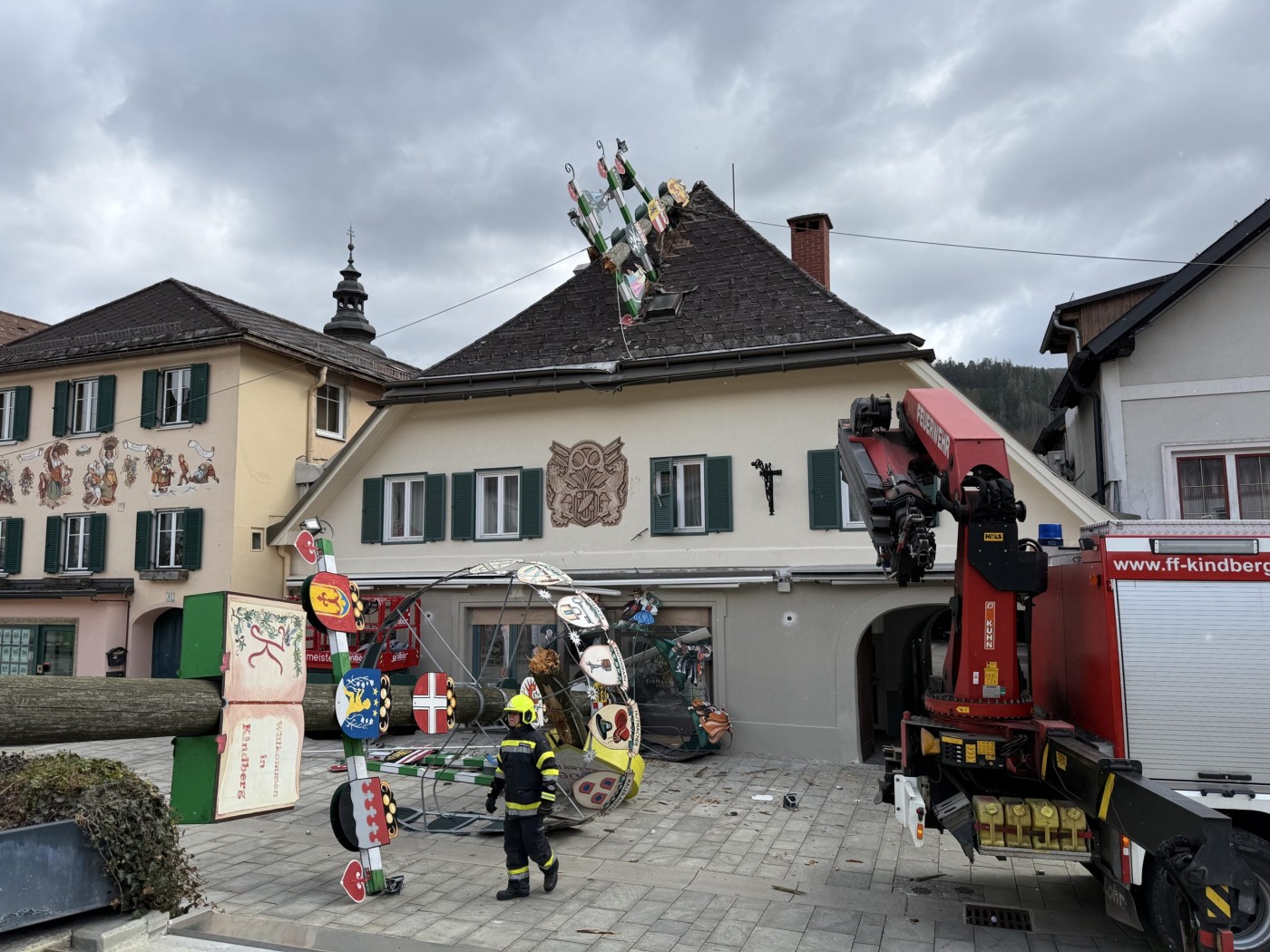 Sturmschaden - Zunftbaum